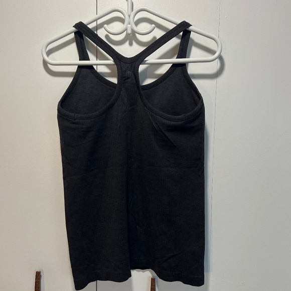 lululemon Ebb to Street Tank Top - Charcoal Grey - Size 10 - Picture 2 of 4